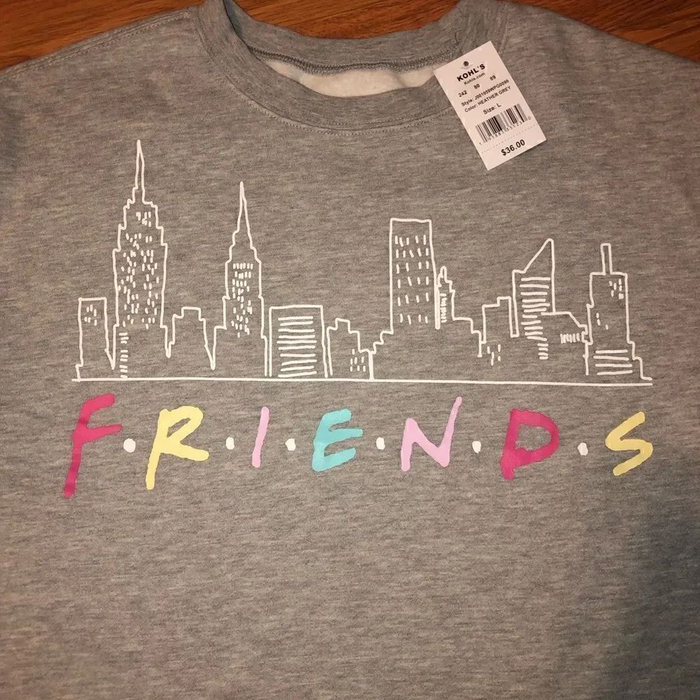 Friends Light gray sweatshirt size L